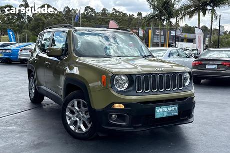 Green 2015 Jeep Renegade Wagon Longitude