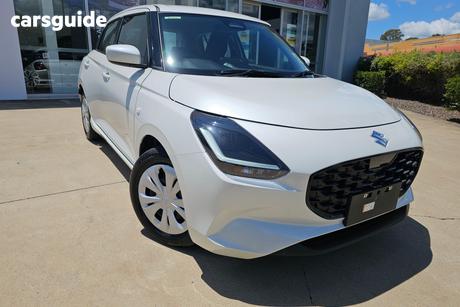 White 2025 Suzuki Swift Hatchback Hybrid