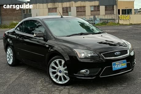Black 2007 Ford Focus Cabriolet Coupe-Cabriolet