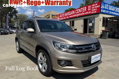Beige 2015 Volkswagen Tiguan Wagon 155 Tsi R-Line (4X4)