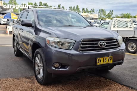 Grey 2008 Toyota Kluger Wagon Kx-S (Fwd)