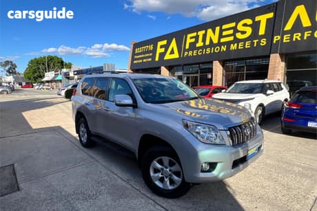 Silver 2012 Toyota Landcruiser Prado Wagon Gxl (4X4)