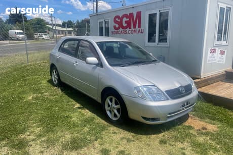 Silver 2003 Toyota Corolla Sedan CONQUEST