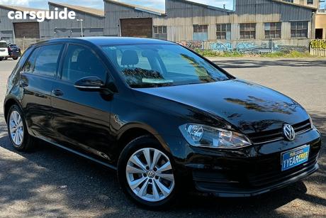Black 2017 Volkswagen Golf Hatchback 92 Tsi Comfortline