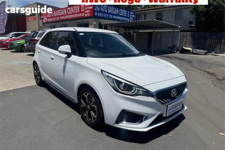 White 2020 MG MG3 Hatchback Excite (With Navigation)
