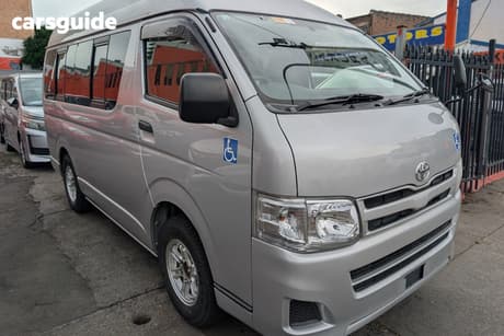 Silver 2014 Toyota HiAce Commercial LWB
