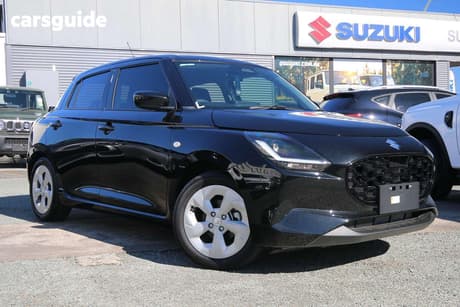 Black 2024 Suzuki Swift Hatchback Hybrid Plus