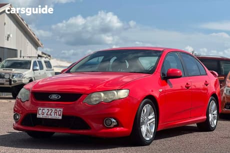 Red 2010 Ford Falcon Sedan Xr6