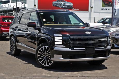 Red 2025 Hyundai Palisade Wagon Calligraphy (8 Seat) Hev