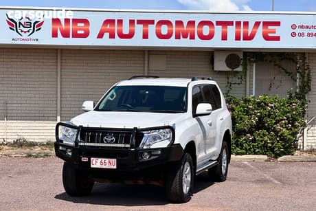 White 2017 Toyota Landcruiser Prado Wagon Gxl (4X4)