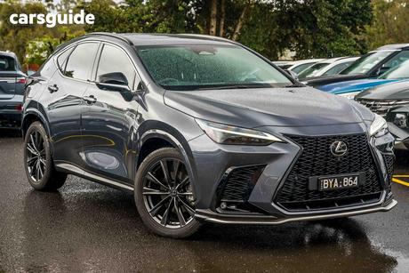 Grey 2022 Lexus NX450H+ Wagon F Sport + Ep2 Phev Awd