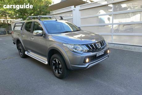 Grey 2017 Mitsubishi Triton Dual Cab Utility Exceed (4X4)