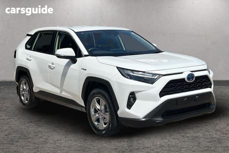 White 2022 Toyota RAV4 Wagon Gx (Awd) Hybrid