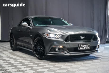 Grey 2017 Ford Mustang Convertible Gt 5.0 V8