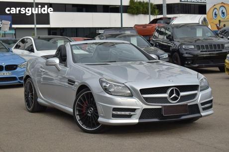 Silver 2012 Mercedes-Benz SLK250 Convertible Be