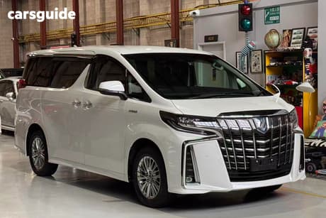White 2020 Toyota Alphard Wagon S