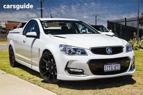 White 2016 Holden UTE Utility Ss-V