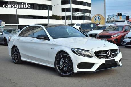 White 2017 Mercedes-Benz C43 Sedan 43