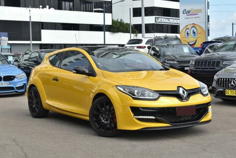 Yellow 2015 Renault Megane Coupe Rs 275 Cup Premium
