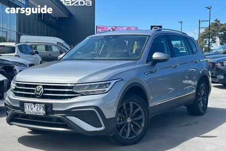 Silver 2023 Volkswagen Tiguan Wagon Allspace 110Tsi Life