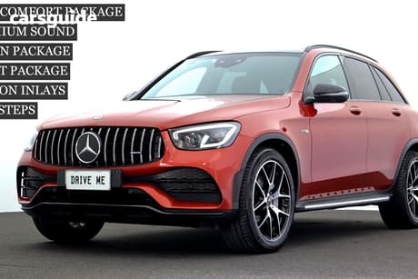 Red 2021 Mercedes-Benz GLC43 Wagon 4Matic