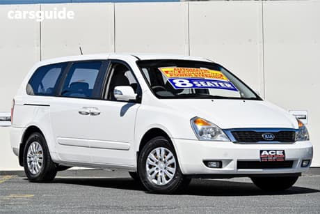 White 2012 Kia Grand Carnival Wagon S