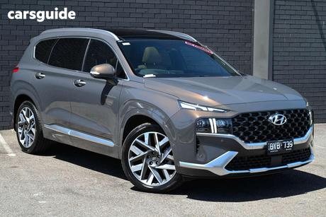 Brown 2022 Hyundai Santa FE Wagon Highlander Crdi (Awd)