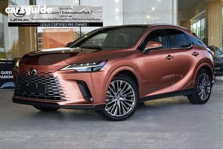 Orange 2022 Lexus RX350H Wagon Sports Luxury Awd Hybrid