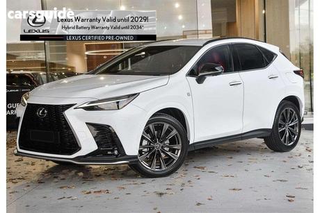 White 2024 Lexus NX350H Wagon F Sport Hybrid 2Wd
