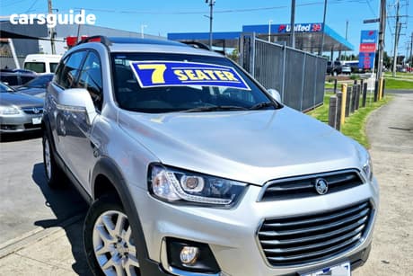 Silver 2017 Holden Captiva Wagon Active 7 Seater