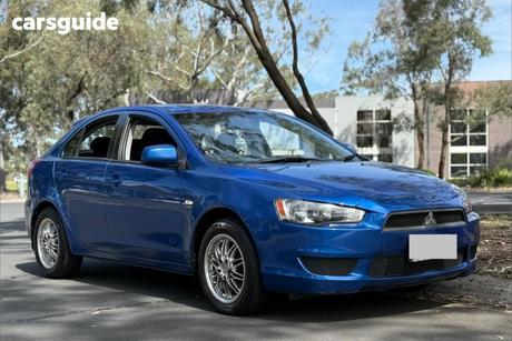 Blue 2009 Mitsubishi Lancer Hatchback Es Sportback