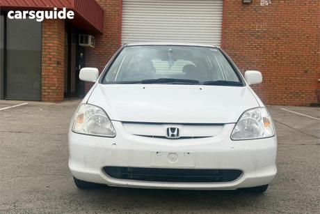 White 2000 Honda Civic Hatchback Vi