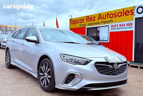 Silver 2018 Holden Commodore Sportswagon Rs