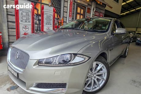 Gold 2012 Jaguar XF Sedan 2.0 Premium Luxury