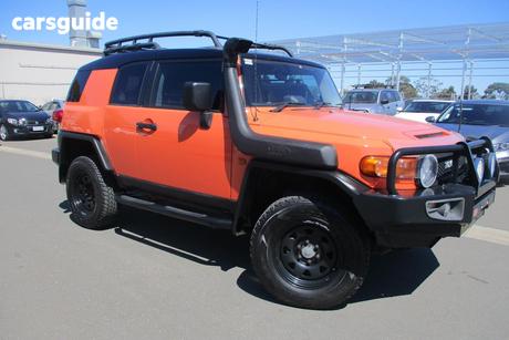 Orange 2014 Toyota FJ Cruiser Wagon