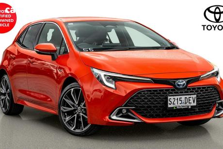 Orange 2024 Toyota Corolla Hatchback Zr Hybrid