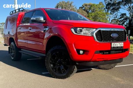 Red 2021 Ford Ranger Double Cab Pick Up Xlt 3.2 Hi-Rider (4X2)