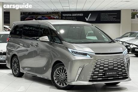 Silver 2024 Lexus Lm350H Wagon Sports Lux Awd - Blk Trim Hyb