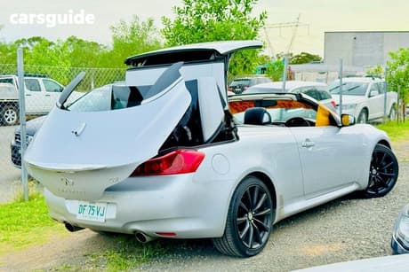 Silver 2012 Infiniti G37 Convertible S Premium