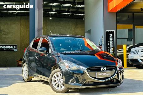 Black 2018 Mazda 2 Hatchback Maxx (5Yr)