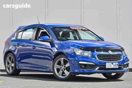 Blue 2016 Holden Cruze Hatchback Sri Z-Series