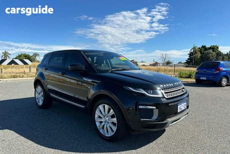 Black 2015 Land Rover Range Rover Evoque Wagon Td4 150 Se