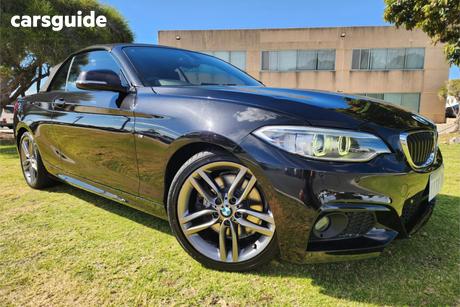 Black 2015 BMW 228I Convertible Sport Line