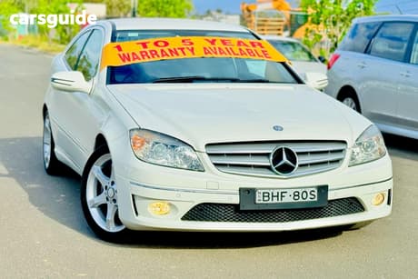 White 2008 Mercedes-Benz CLC200 Coupe Kompressor