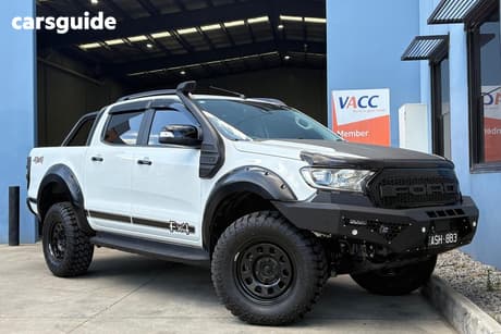 White 2017 Ford Ranger Dual Cab Utility Fx4 Special Edition