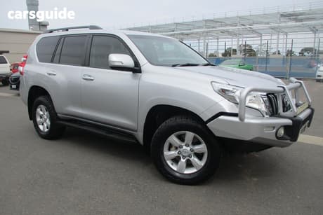 Silver 2017 Toyota Landcruiser Prado Wagon Gxl (4X4)