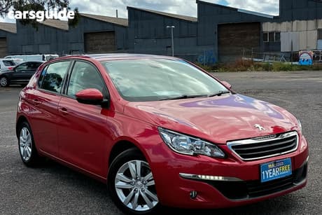 Red 2016 Peugeot 308 Hatchback Active
