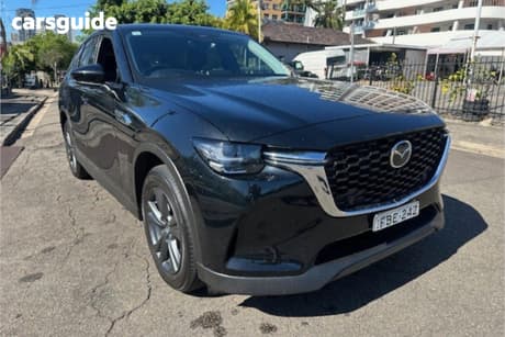 Black 2023 Mazda CX-60 Wagon D50E Evolve Vision Lux Hybrid