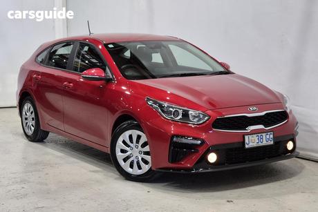 Red 2020 Kia Cerato Hatchback S
