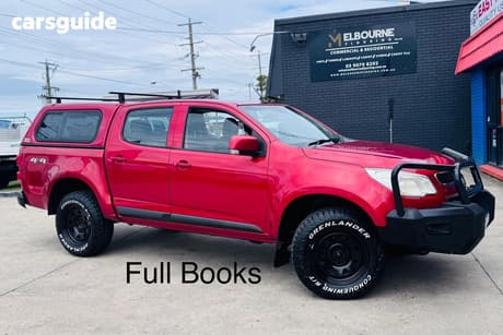 Red 2012 Holden Colorado Crew Cab Pickup Lt (4X4)